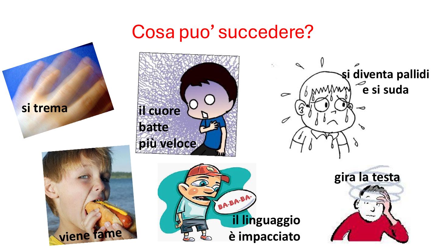 I segnali dell'ipoglicemia